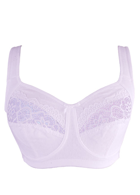 BLS Cece Non Wired And Non Padded Cotton Bra White