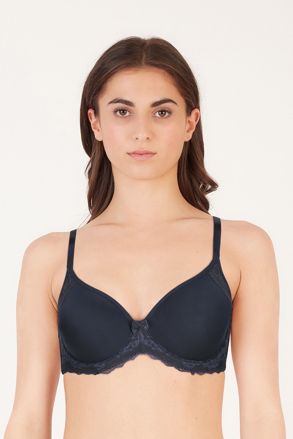 BLS Celine Wired And Light Padded Bra Navy Blue