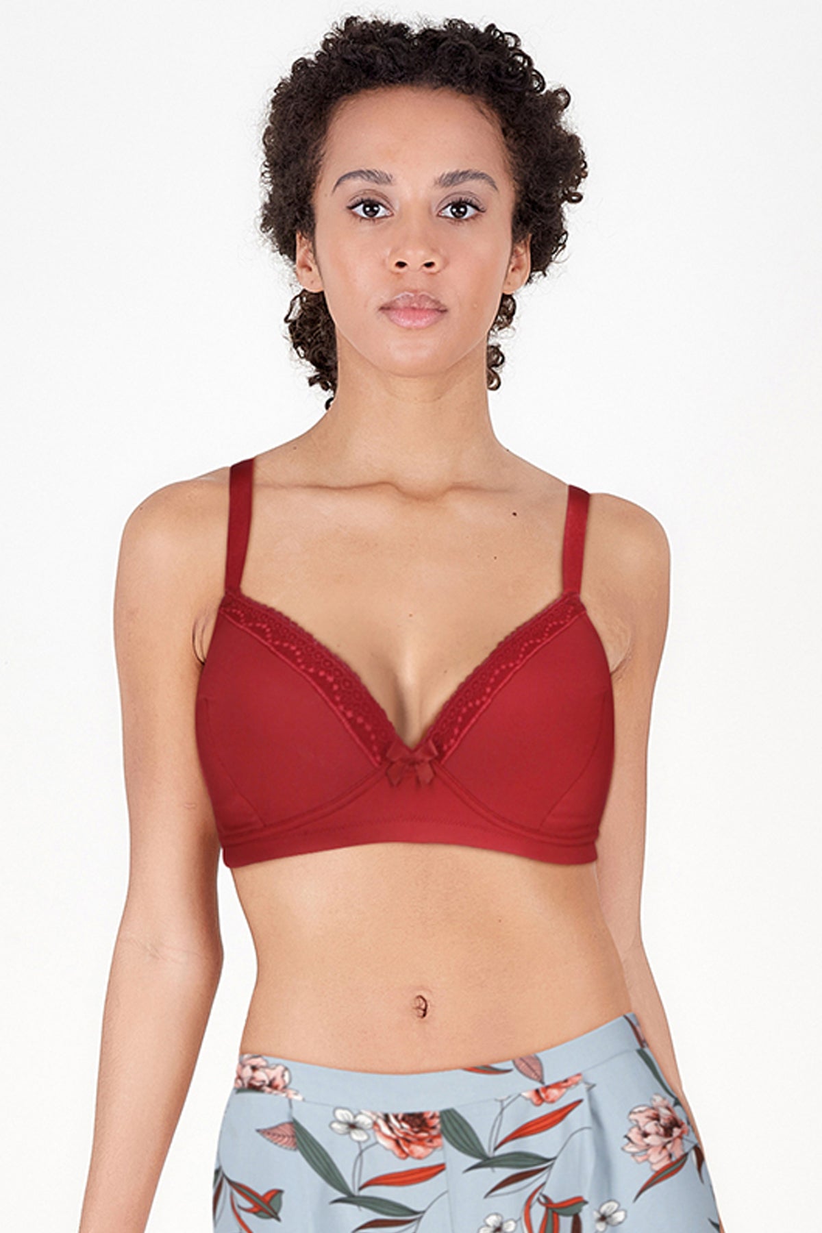 BLS Clarie Non Wired And Padded Bra Burgundy