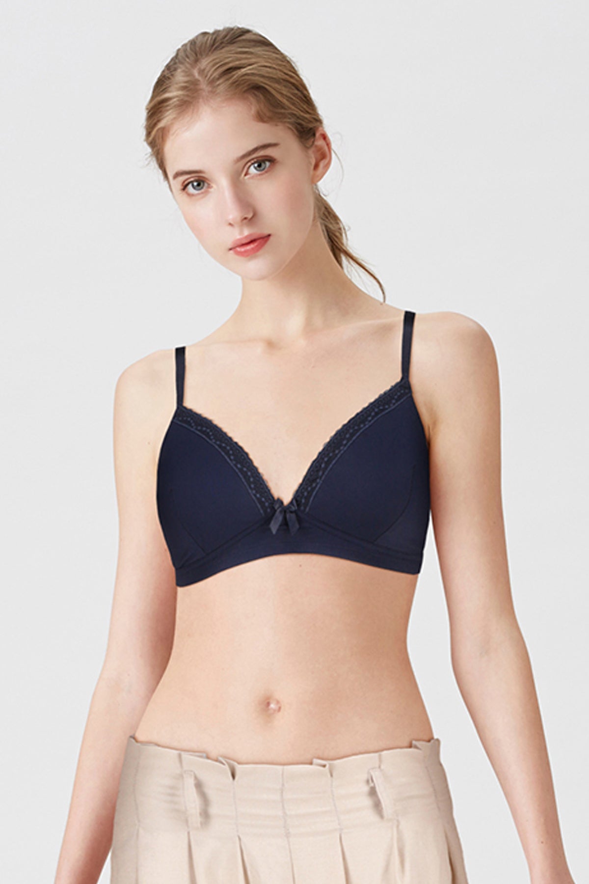 BLS Clarie Non Wired And Padded Bra Navy Blue