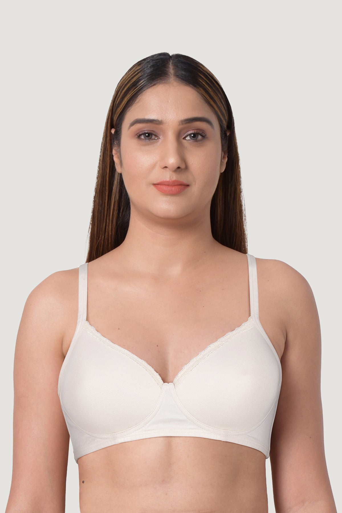 BLS Colma Non Wired And Padded Cotton Bra Pink