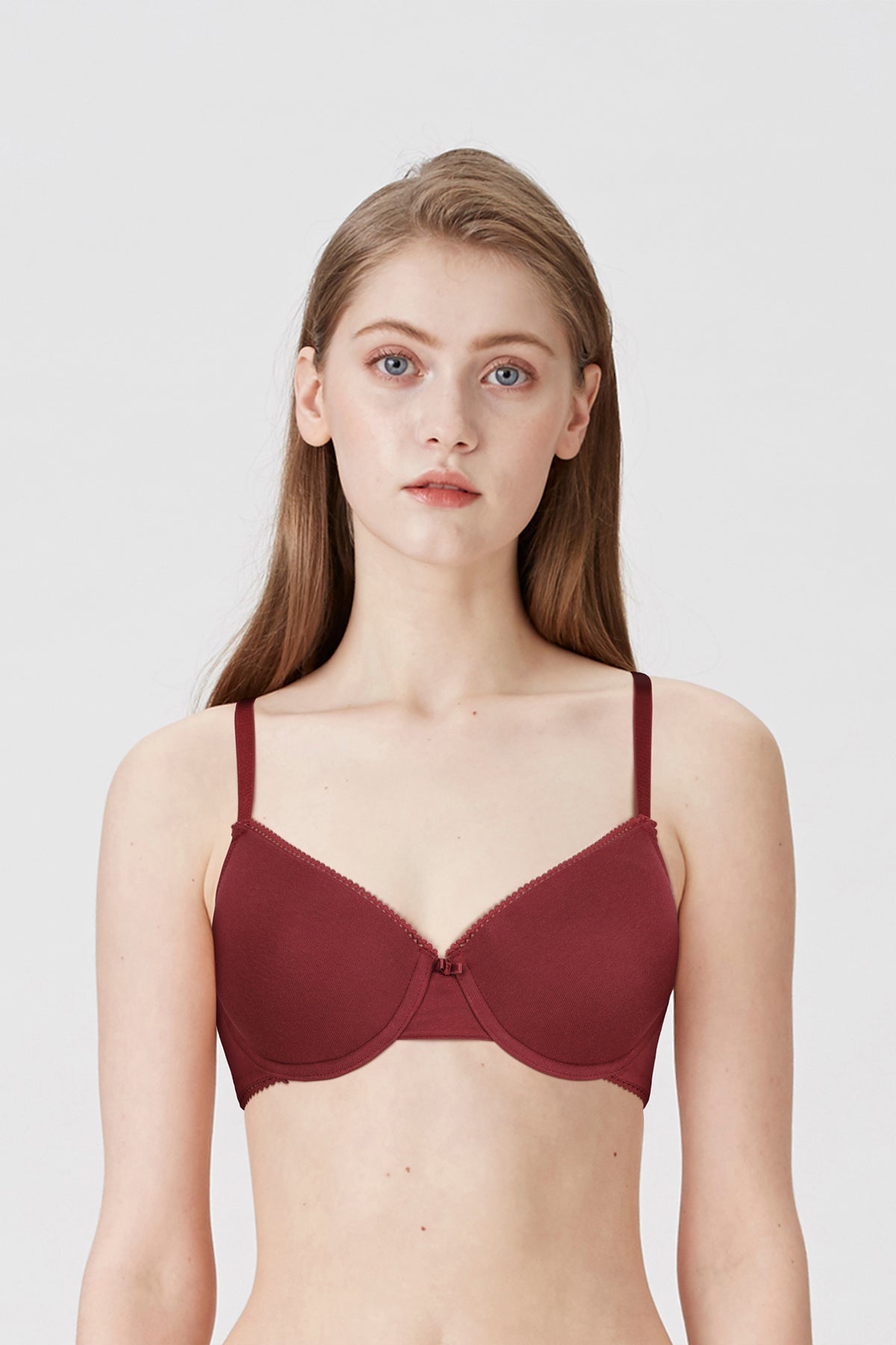 BLS Colo Wired And Padded Cotton Bra Hena