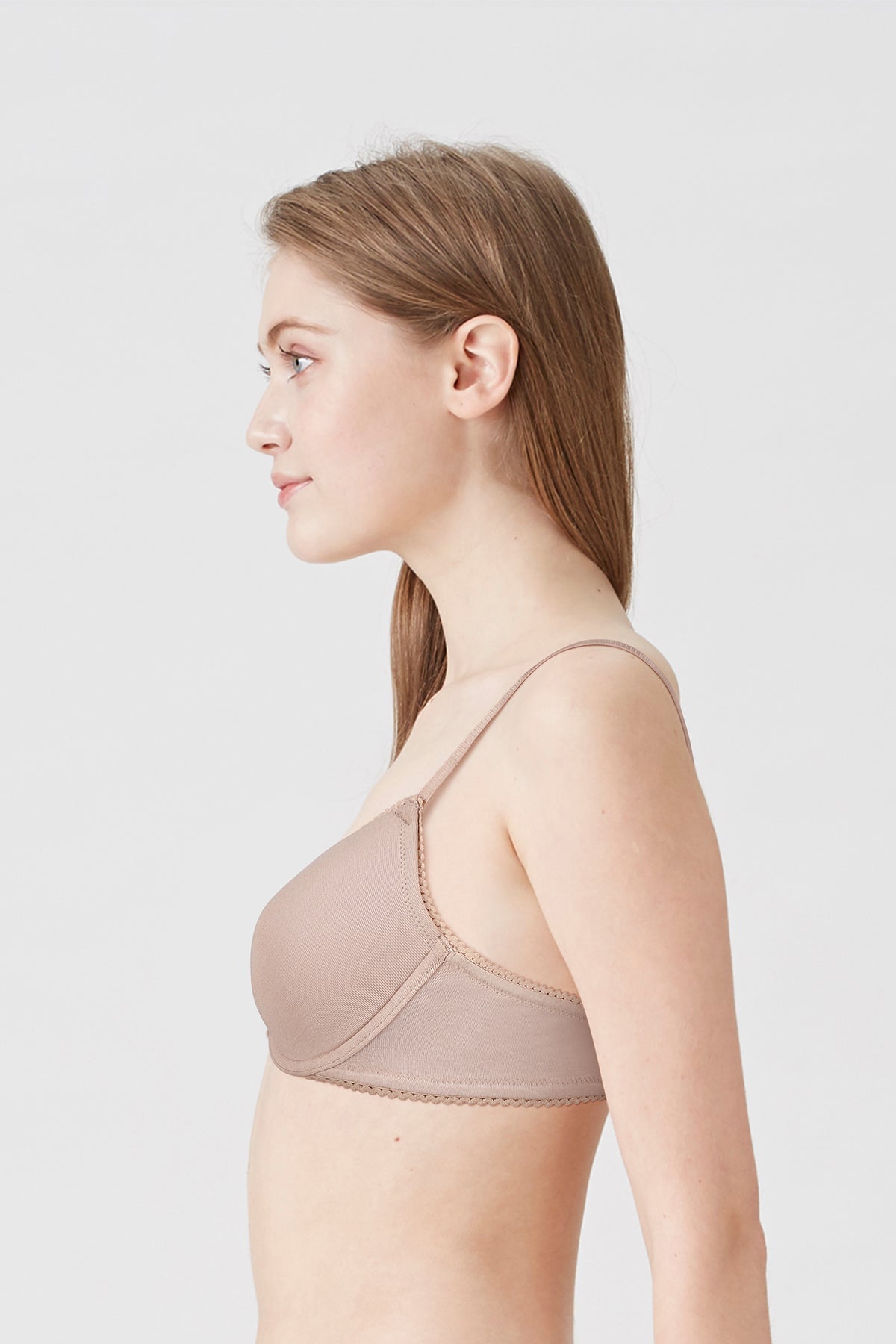 BLS Colo Wired And Padded Cotton Bra SD Grey