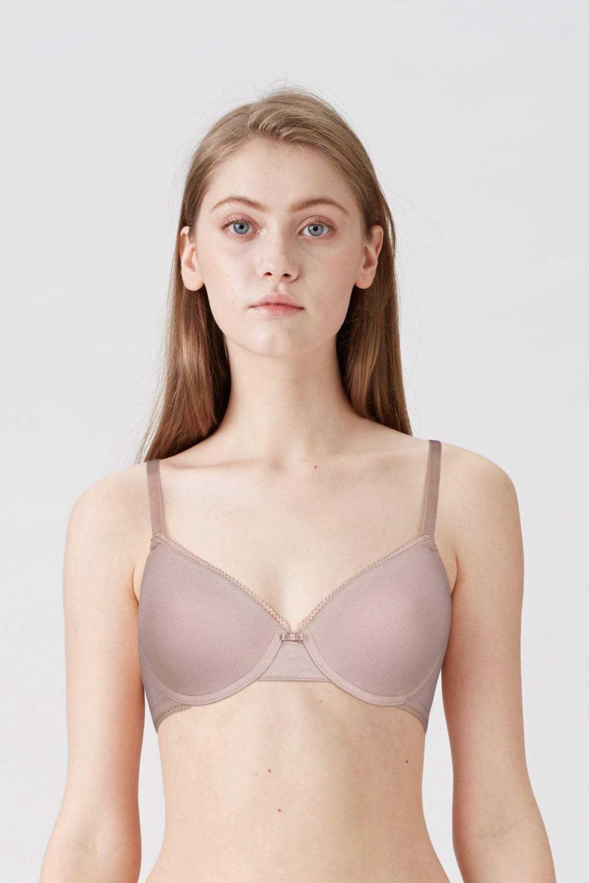 BLS Colo Wired And Padded Cotton Bra SD Grey