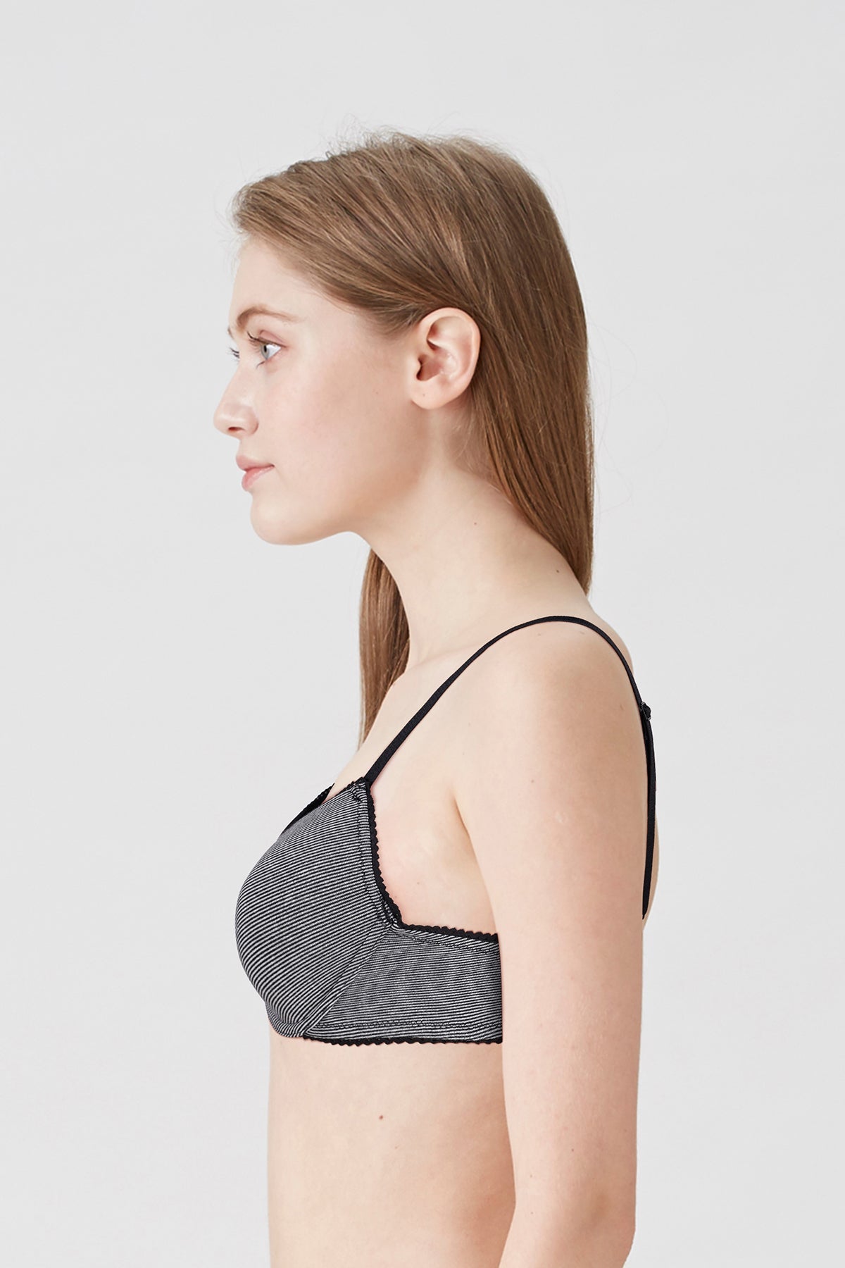 BLS Colo Wired And Padded Cotton Bra YD Black
