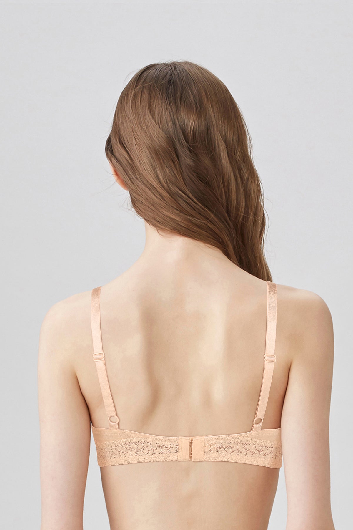 BLS Paza Wired And Padded Cotton Bra Skin