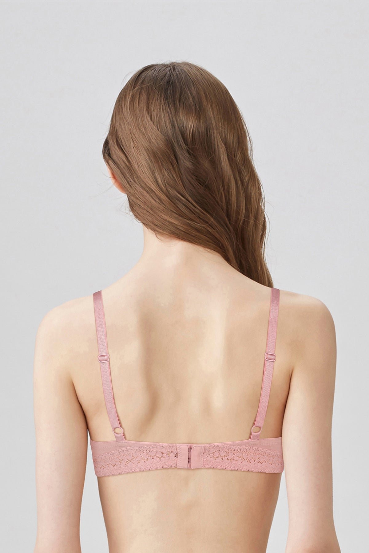 BLS Paza Wired And Padded Cotton Bra Soft Pink