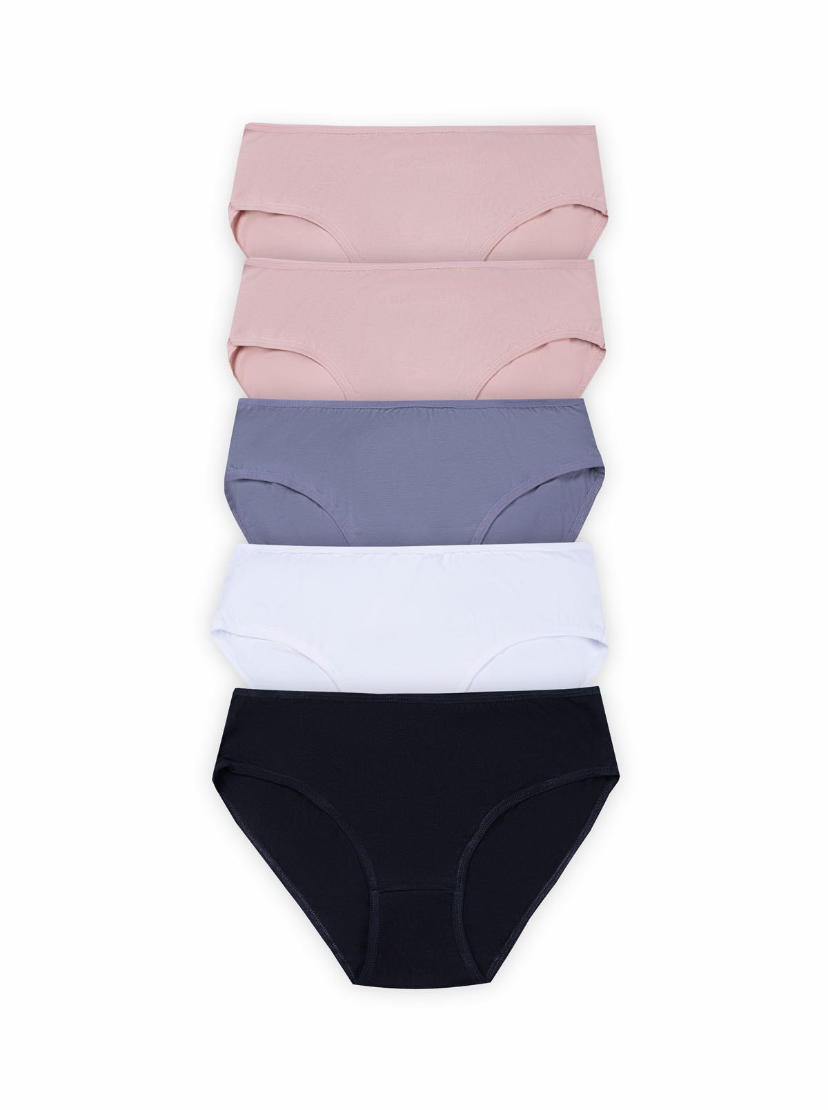 BLS Pearl Mid Rise Cotton Panty Pack Of 5