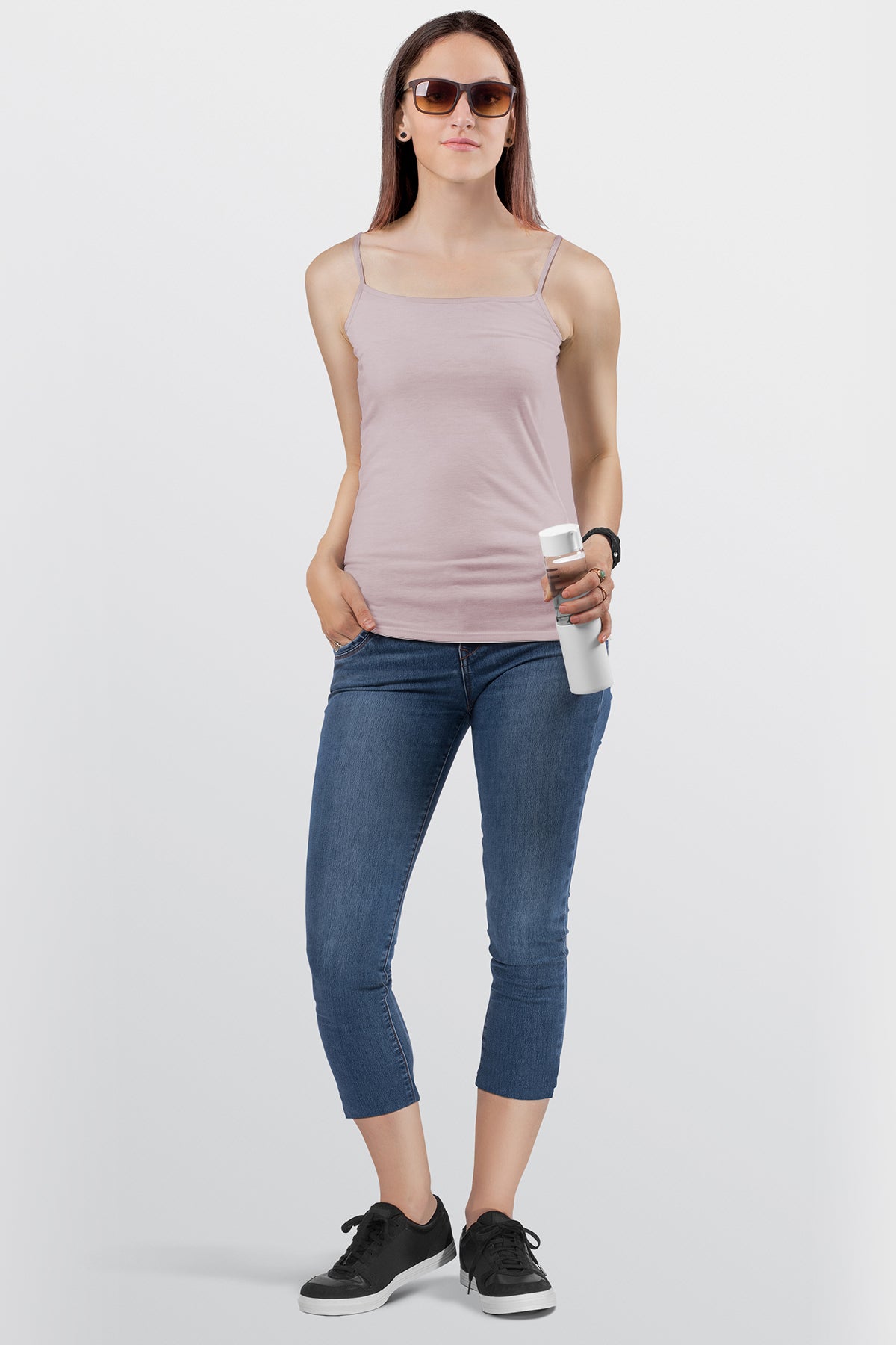 BLS Colleen Stretchable Cotton Camisole Pink