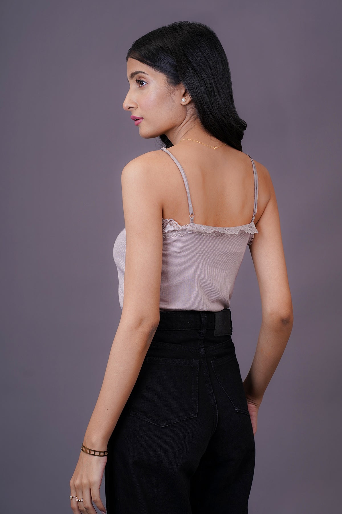 BLS Ayleen Lace Camisole Bark Pink