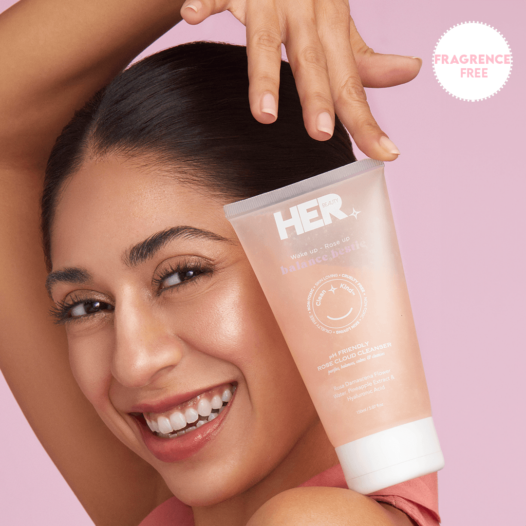 Her Beauty Balance Bestie pH Friendly Rose Cloud Cleanser 150ml