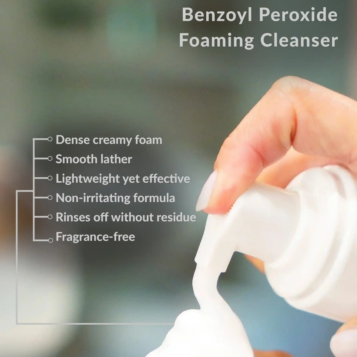 Beautenic Benzoyl Peroxide Foaming Facewash