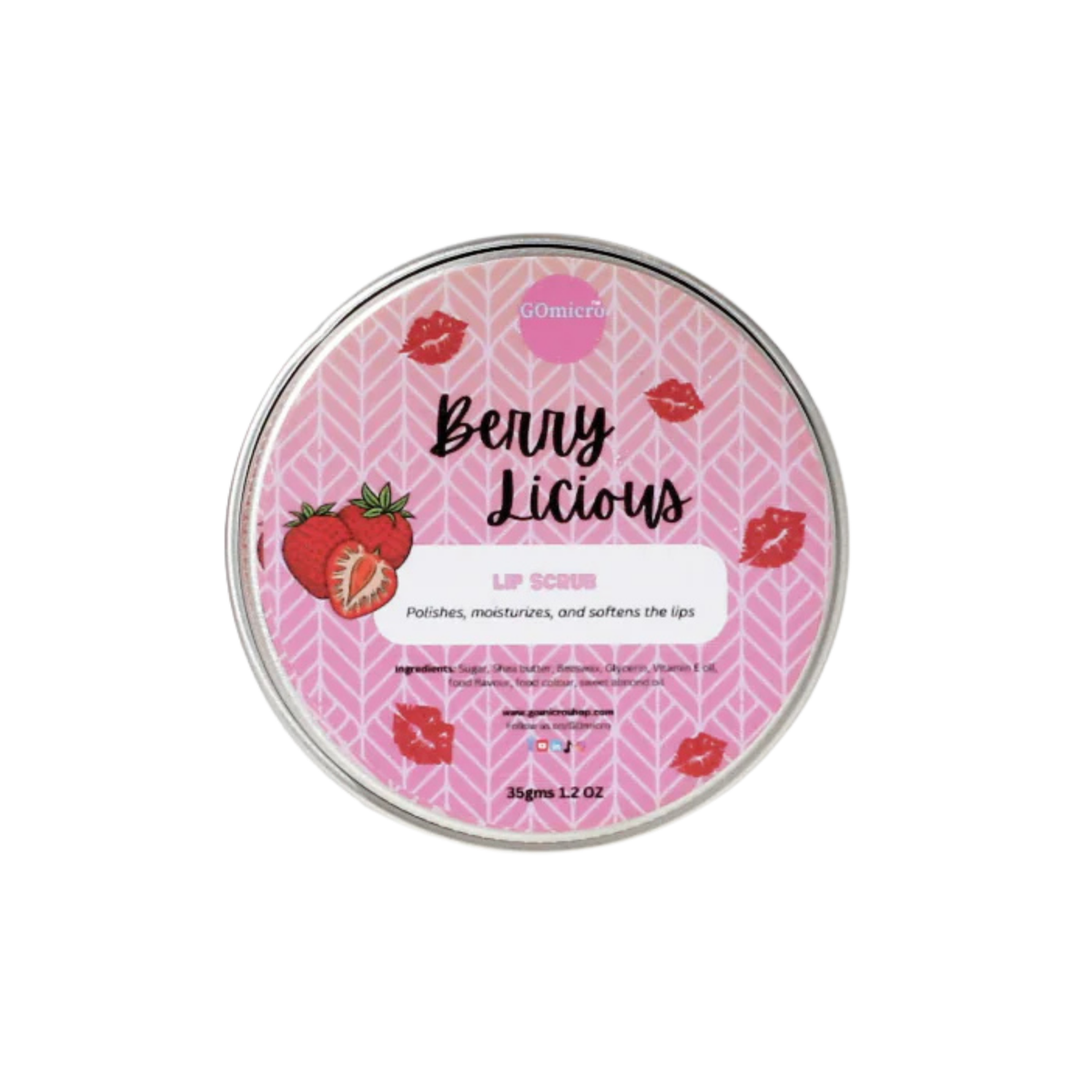 GOmicro Berry Licious Lip Scrub