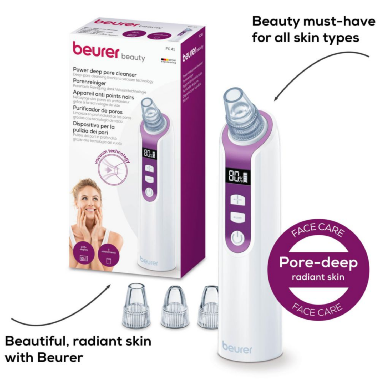 Beurer Power Deep Pore Cleanser FC-41