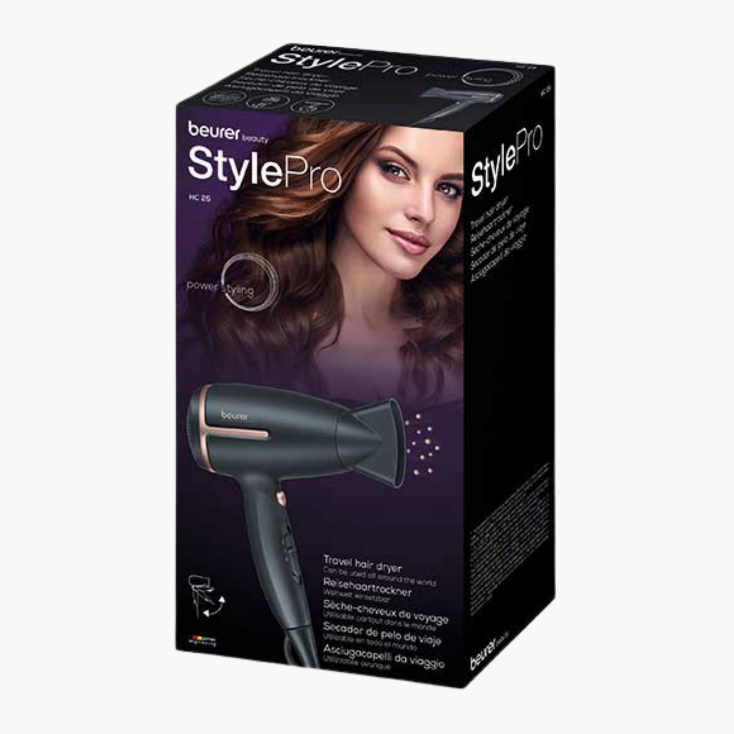 Beurer Style Pro Travel Hair Dryer HC-25