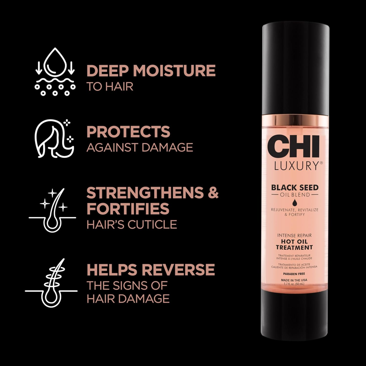 CHI Luxury Black Seed Oil Intense Repair Hot Oil Treatment