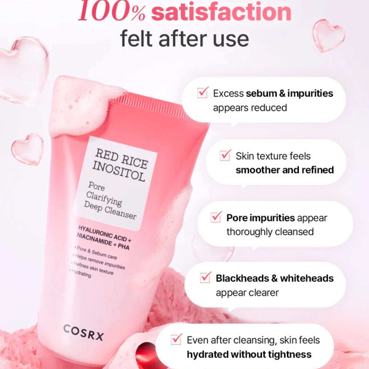 COSRX Red Rice Inositol Pore Clarifying Deep Cleanser