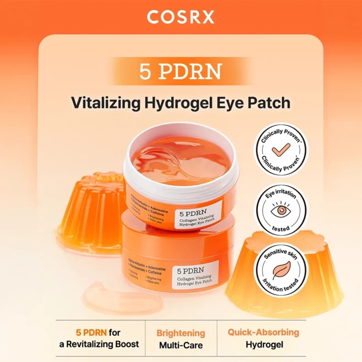 COSRX 5 PDRN Collagen Vitalizing Hydrogel Eye Patch