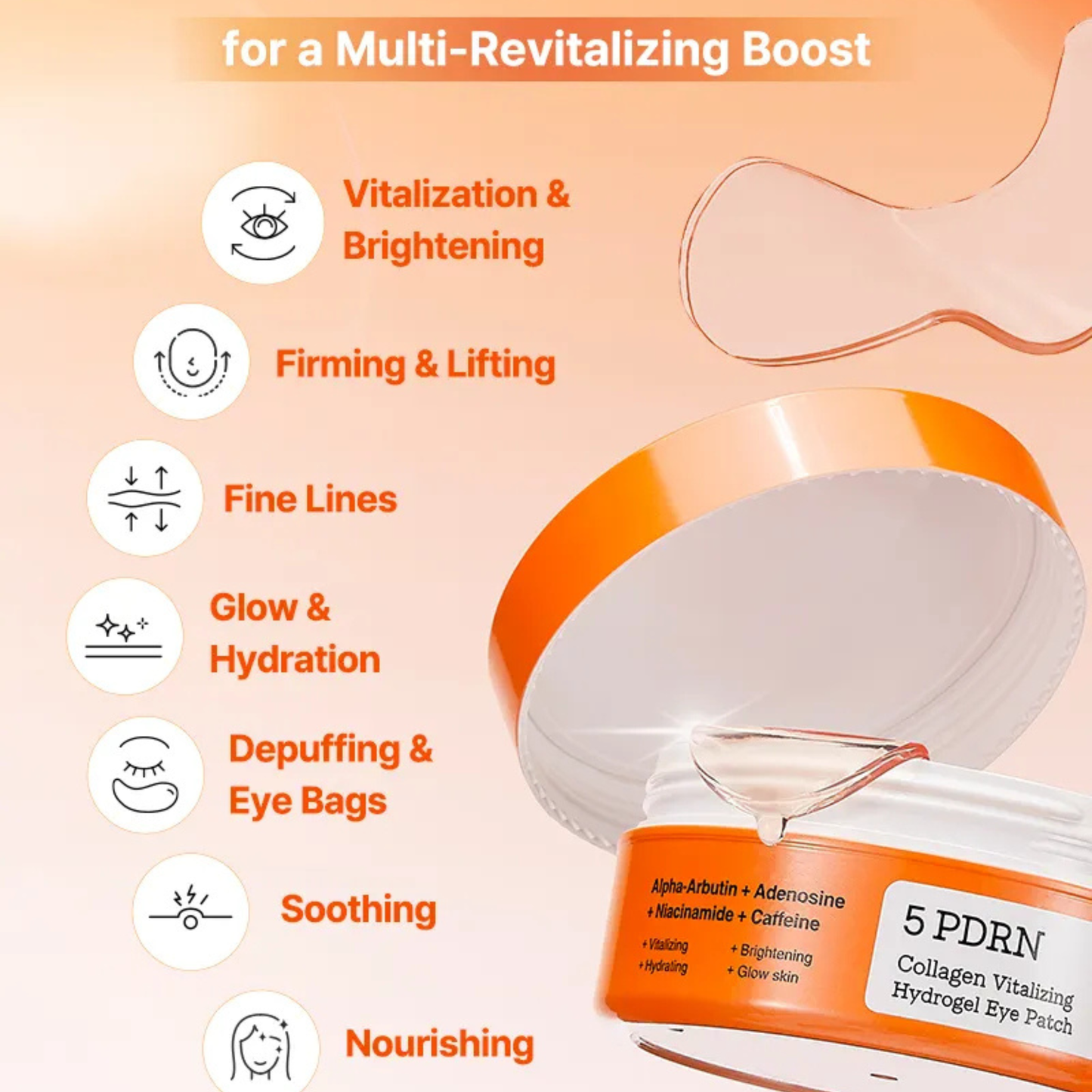 COSRX 5 PDRN Collagen Vitalizing Hydrogel Eye Patch