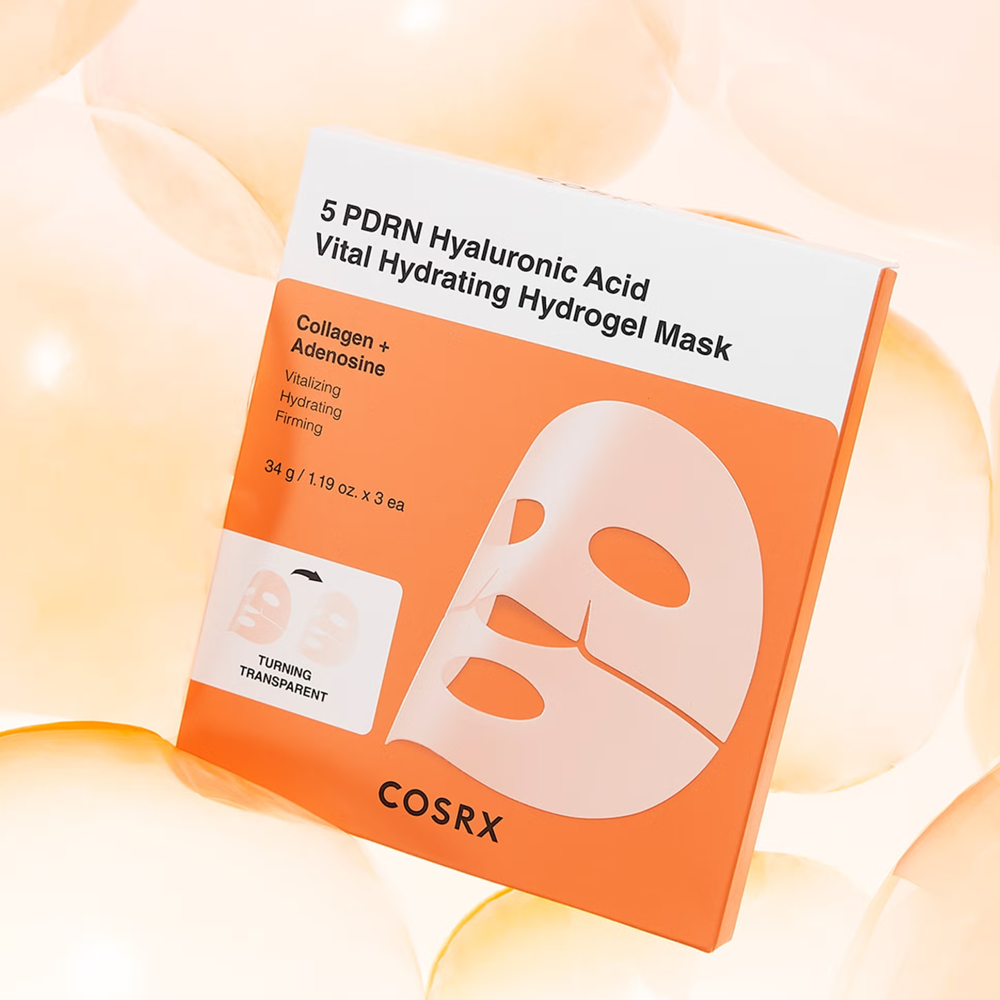 COSRX 5 PDRN Hyaluronic Acid Vital Hydrating Hydrogel Mask
