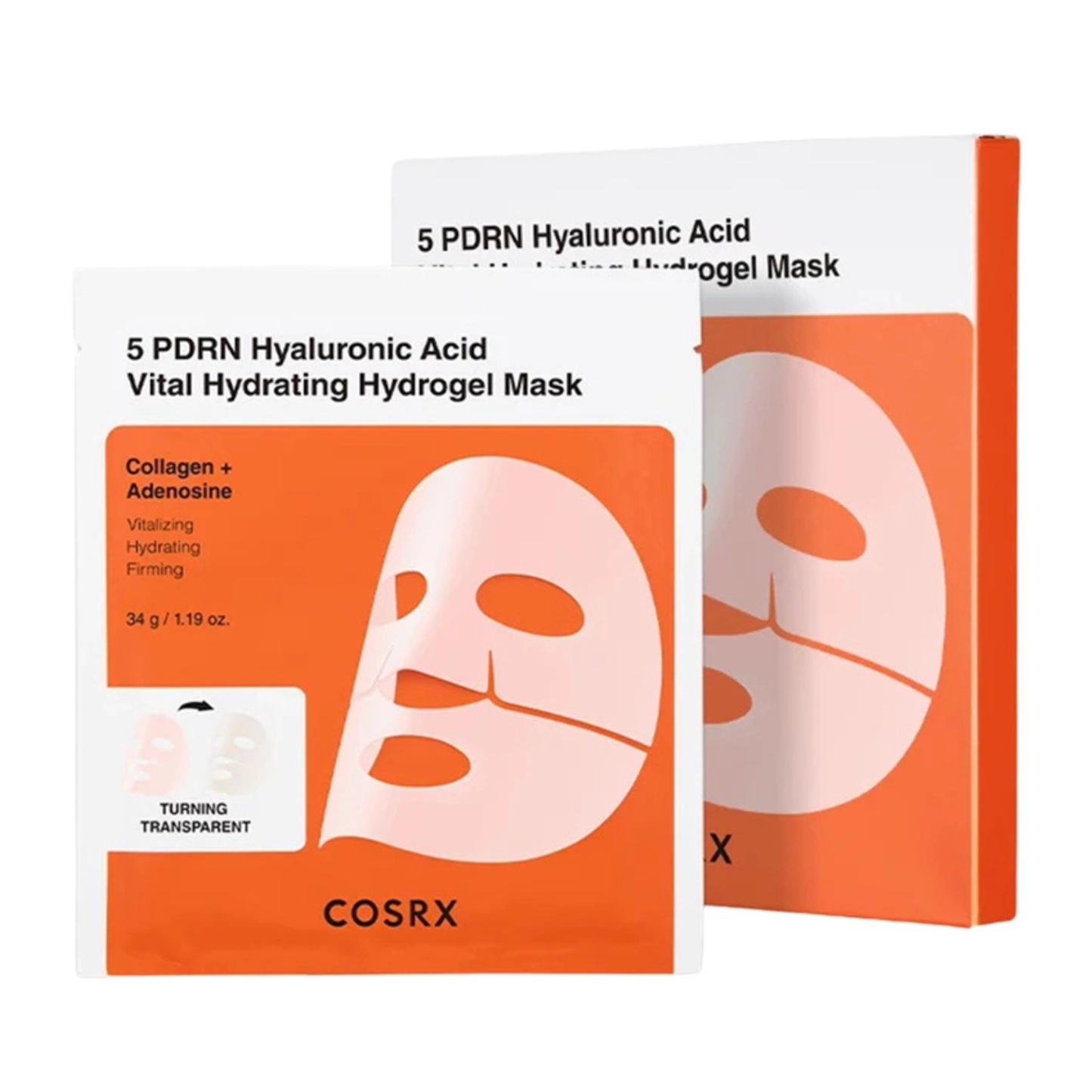 COSRX 5 PDRN Hyaluronic Acid Vital Hydrating Hydrogel Mask