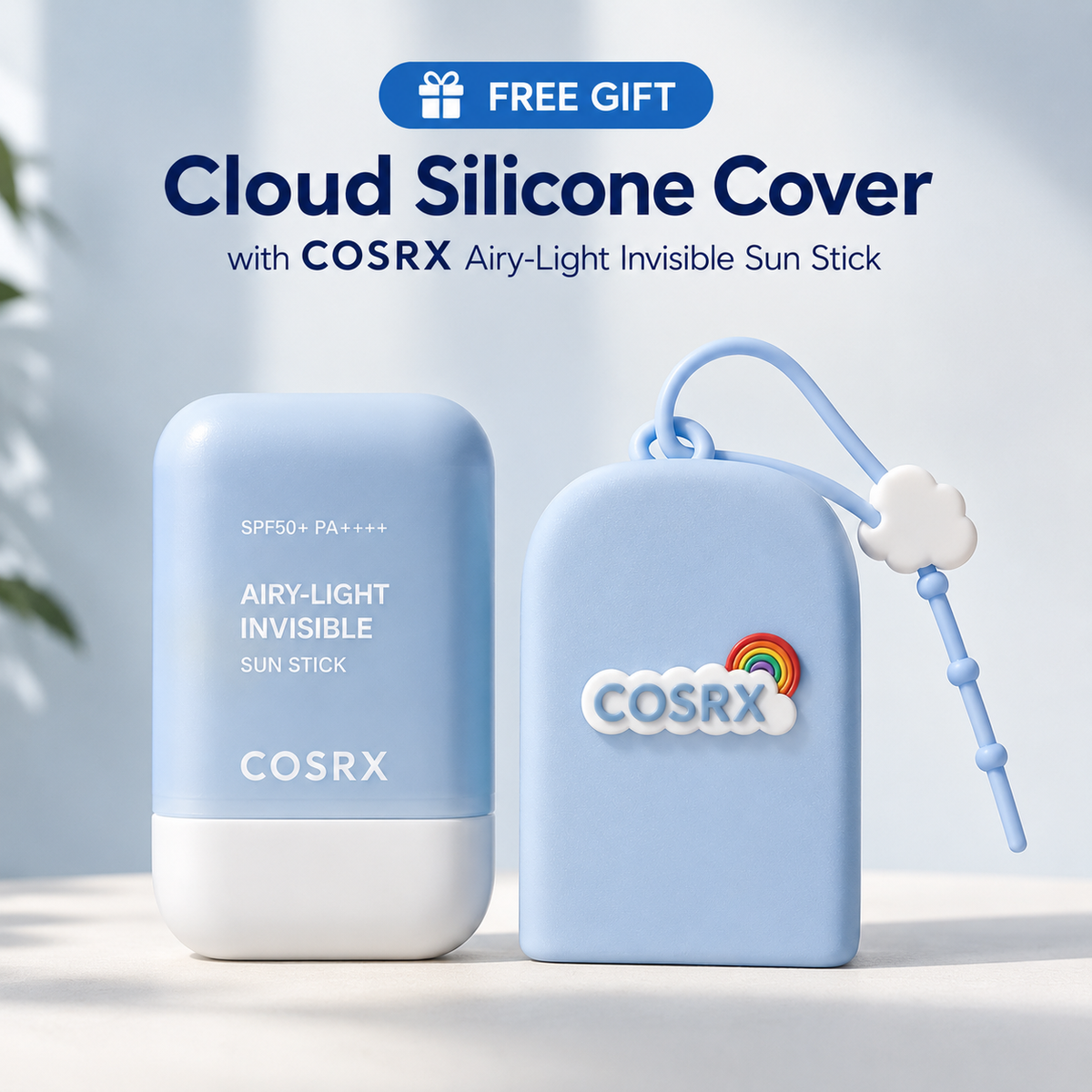 COSRX Airy-Light Sun Stick with Keyring Duo
