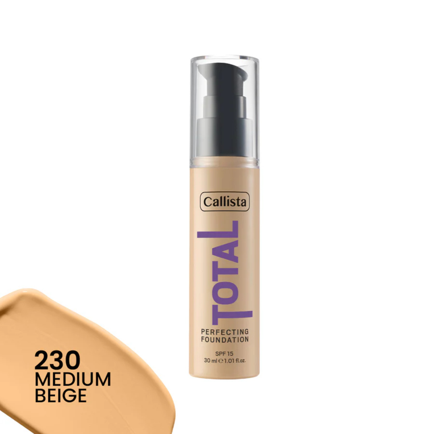 Callista Total Perfecting Foundation SPF15 30ml