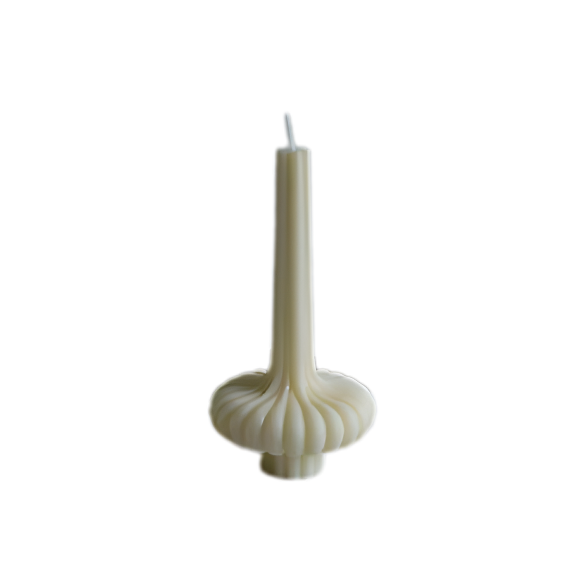 Candle Wick Store Ribbed Taper Pillar Candle
