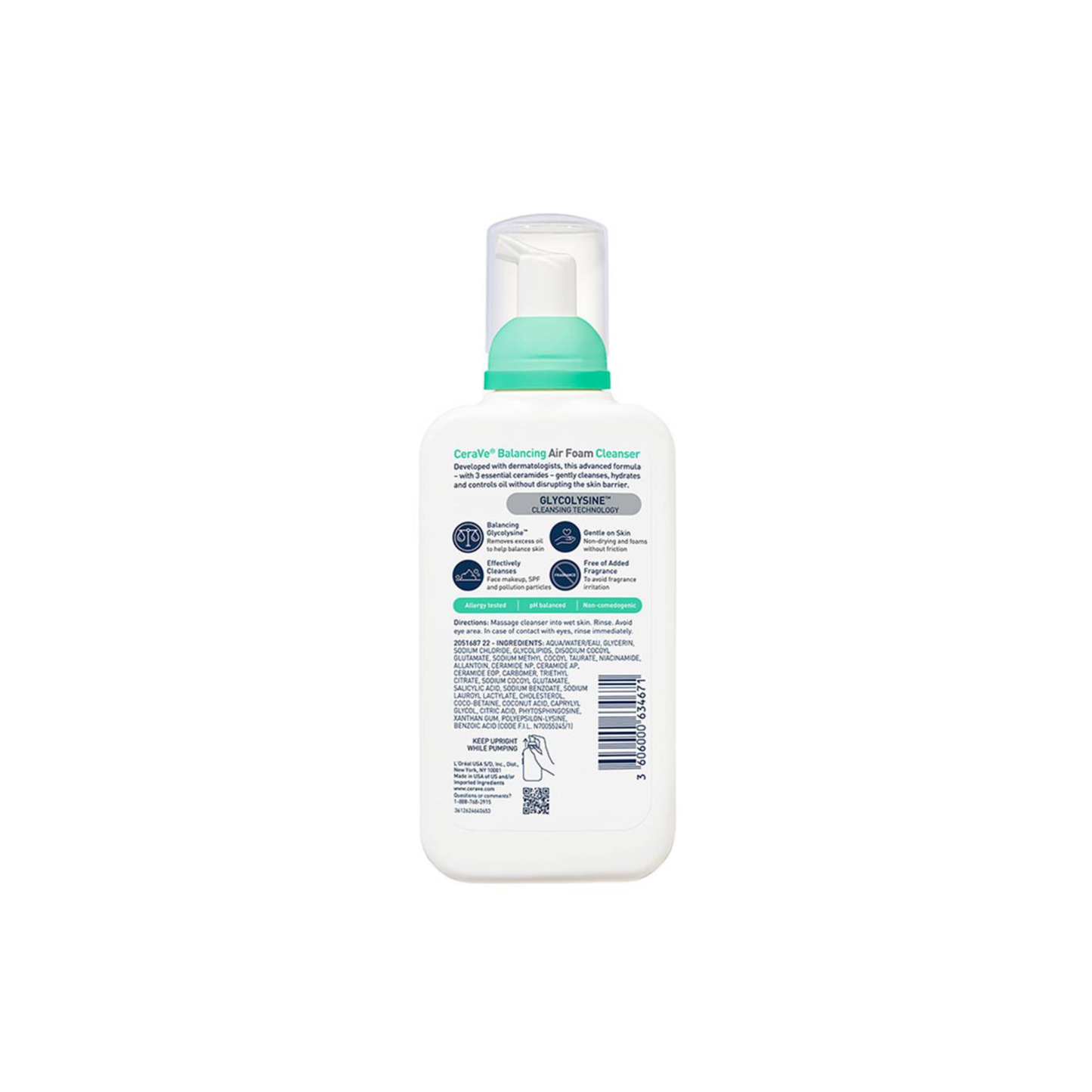 CeraVe Balancing Air Foam Cleanser For Normal To Combination Skin