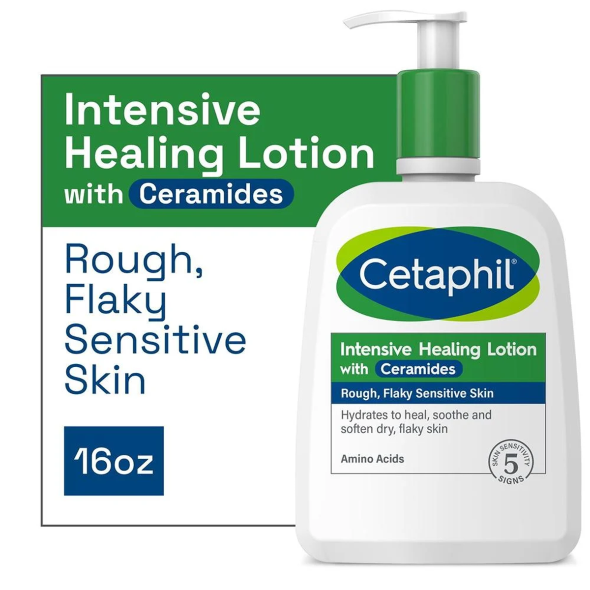 Cetaphil Intensive Healing Lotion with Ceramides For Rough, Flaky And Sensitive Skin