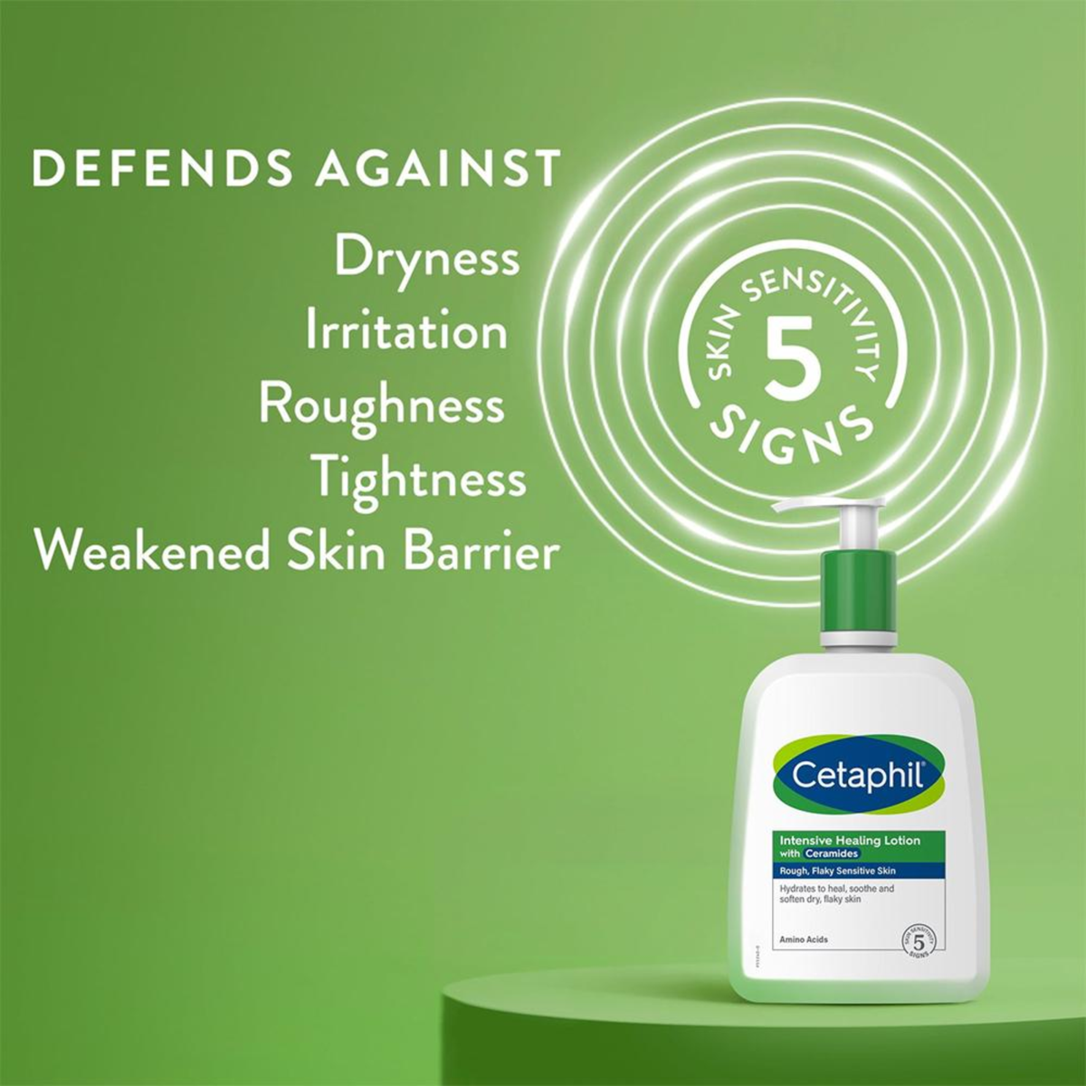 Cetaphil Intensive Healing Lotion with Ceramides For Rough, Flaky And Sensitive Skin