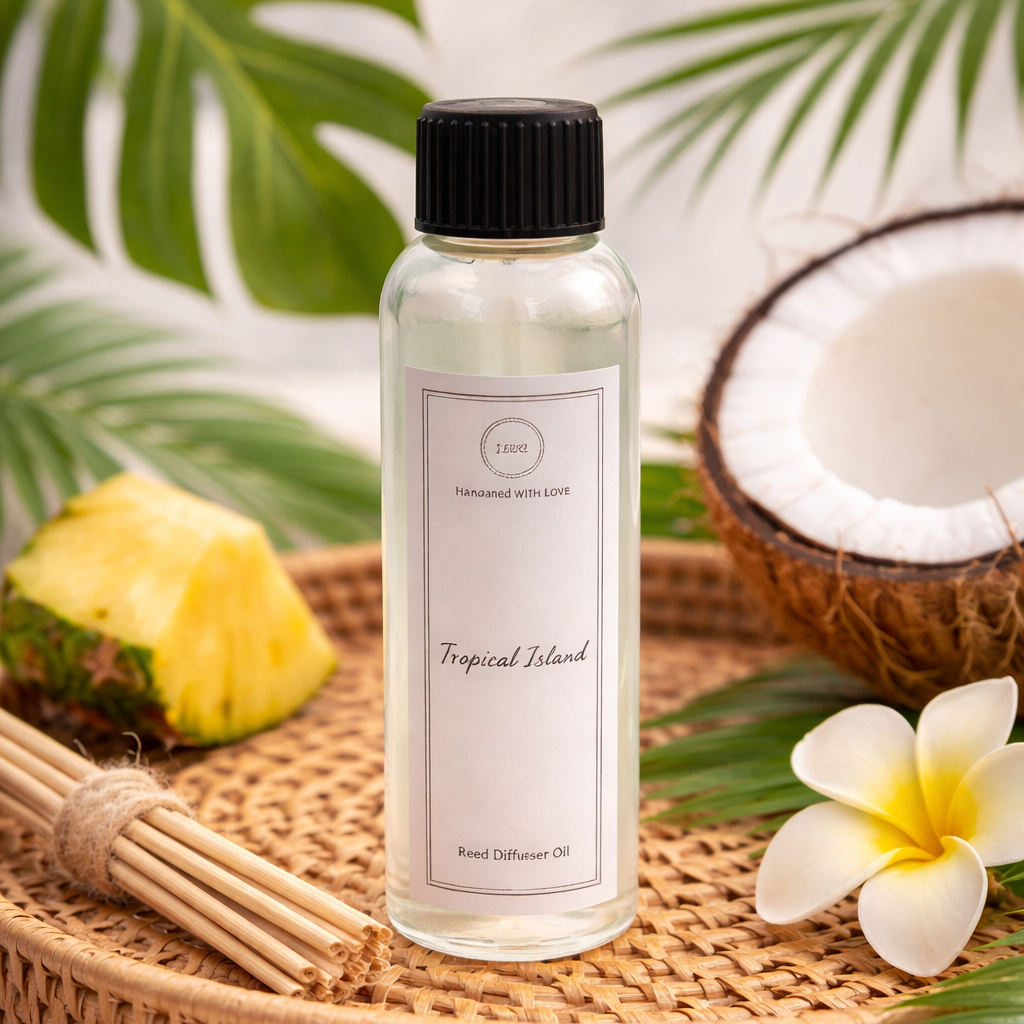 Candle Wick Store Tropical Island Diffuser Refill Oil 120ml