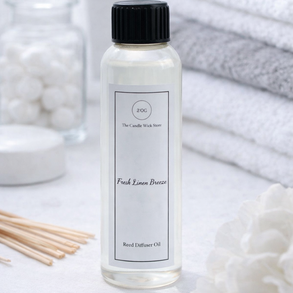 Candle Wick Store Fresh Linen Breeze Diffuser Refill Oil 120ml