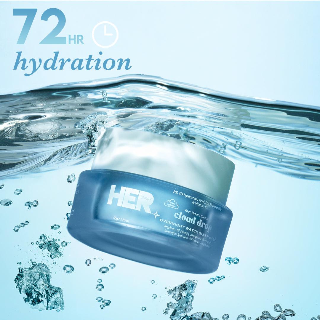Her Beauty Cloud Drop Overnight Water Sleep Mask 50ml