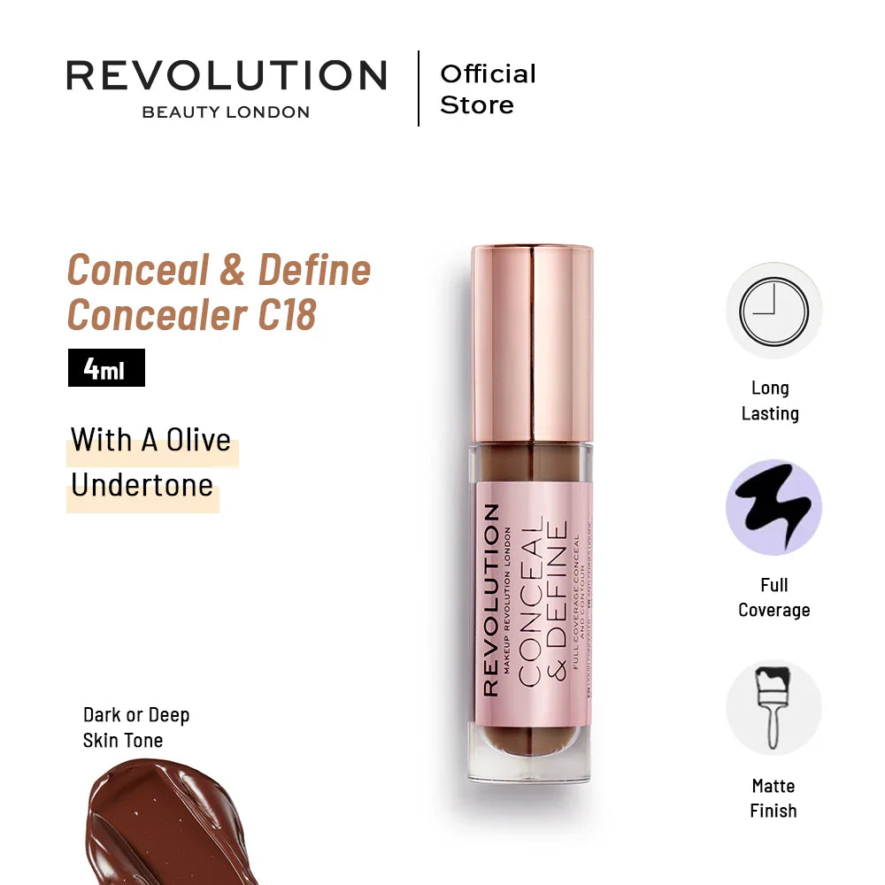 Revolution Conceal & Define Concealer 4ml
