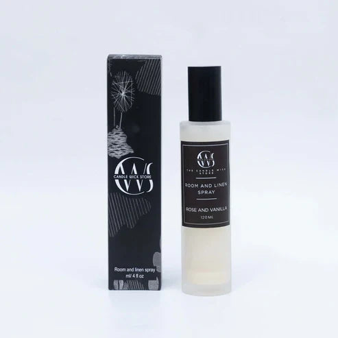 Candle Wick Store Room & Linen Rose & Vanilla Spray 120ml