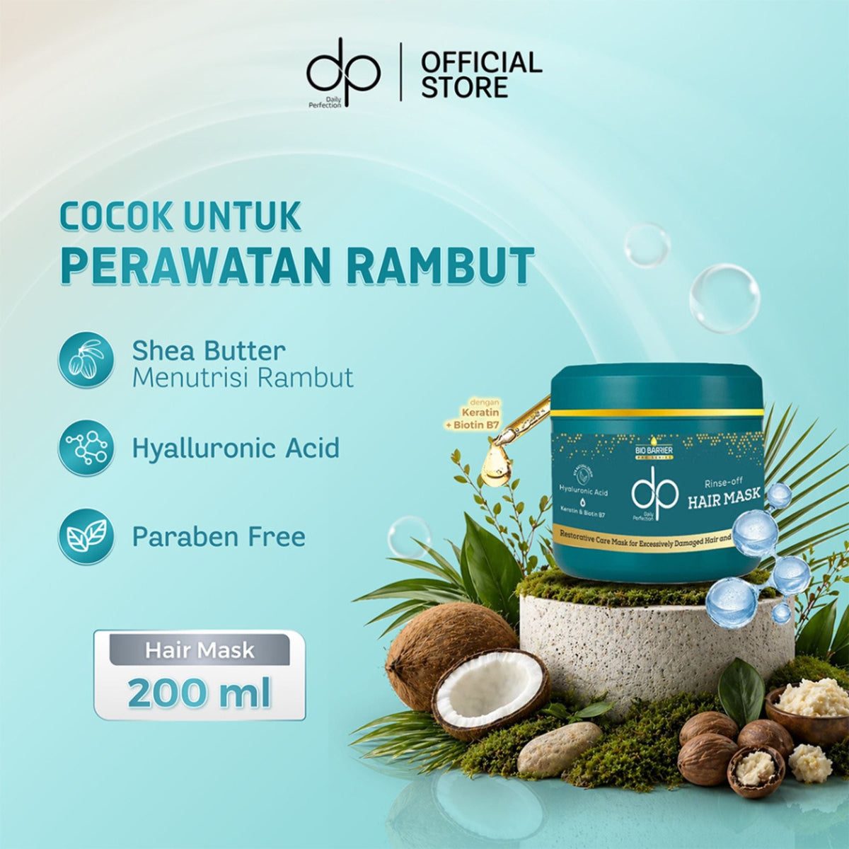 Daily Perfection Bio Barrier Rinse Off Hair Mask