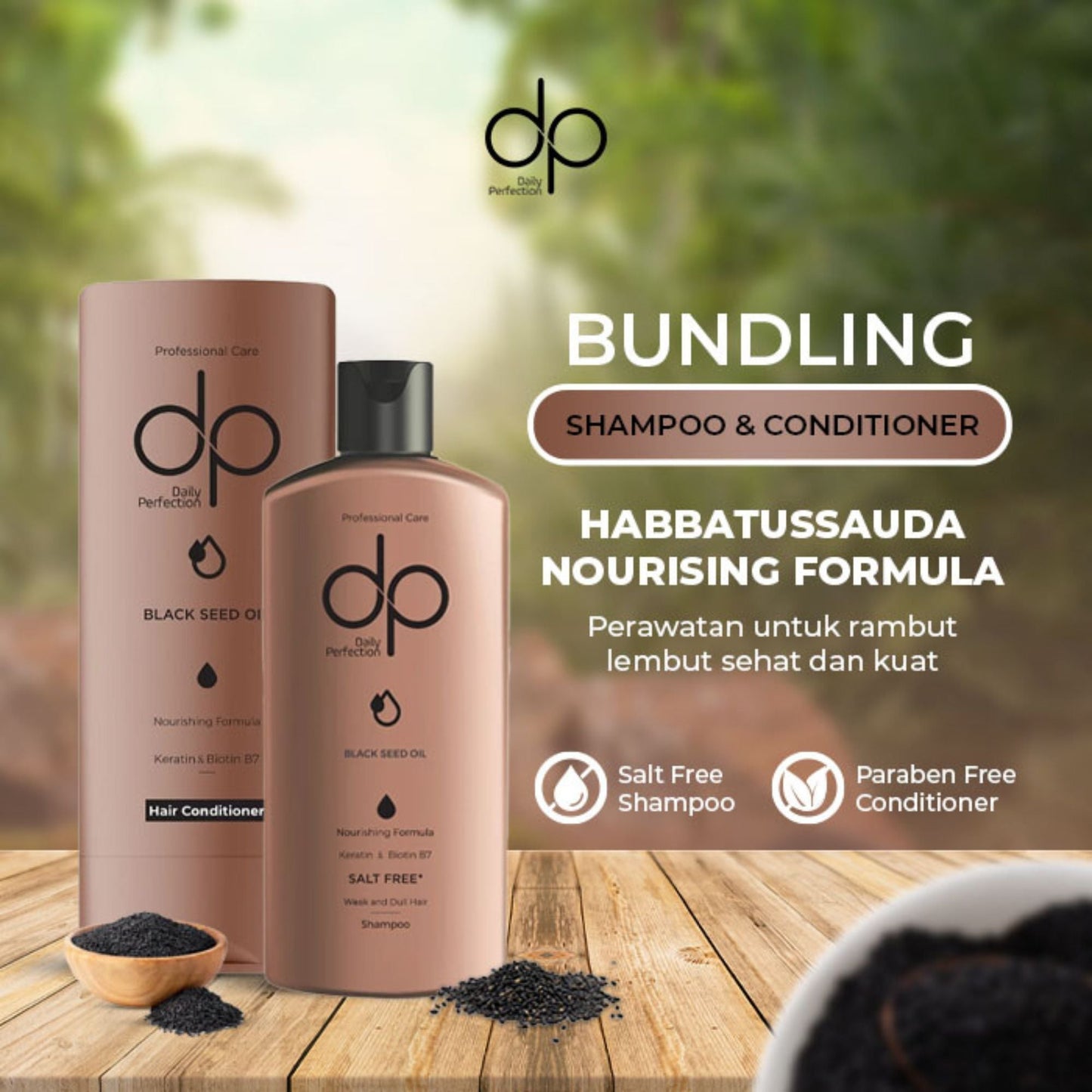 Daily Perfection Black Cumin Seed Oil Salt Free Shampoo