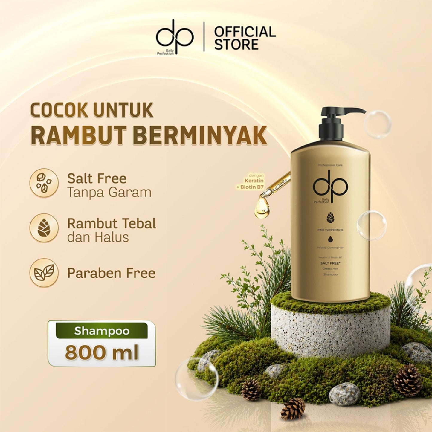 Daily Perfection Pine  Turpentine Salt Free Shampoo