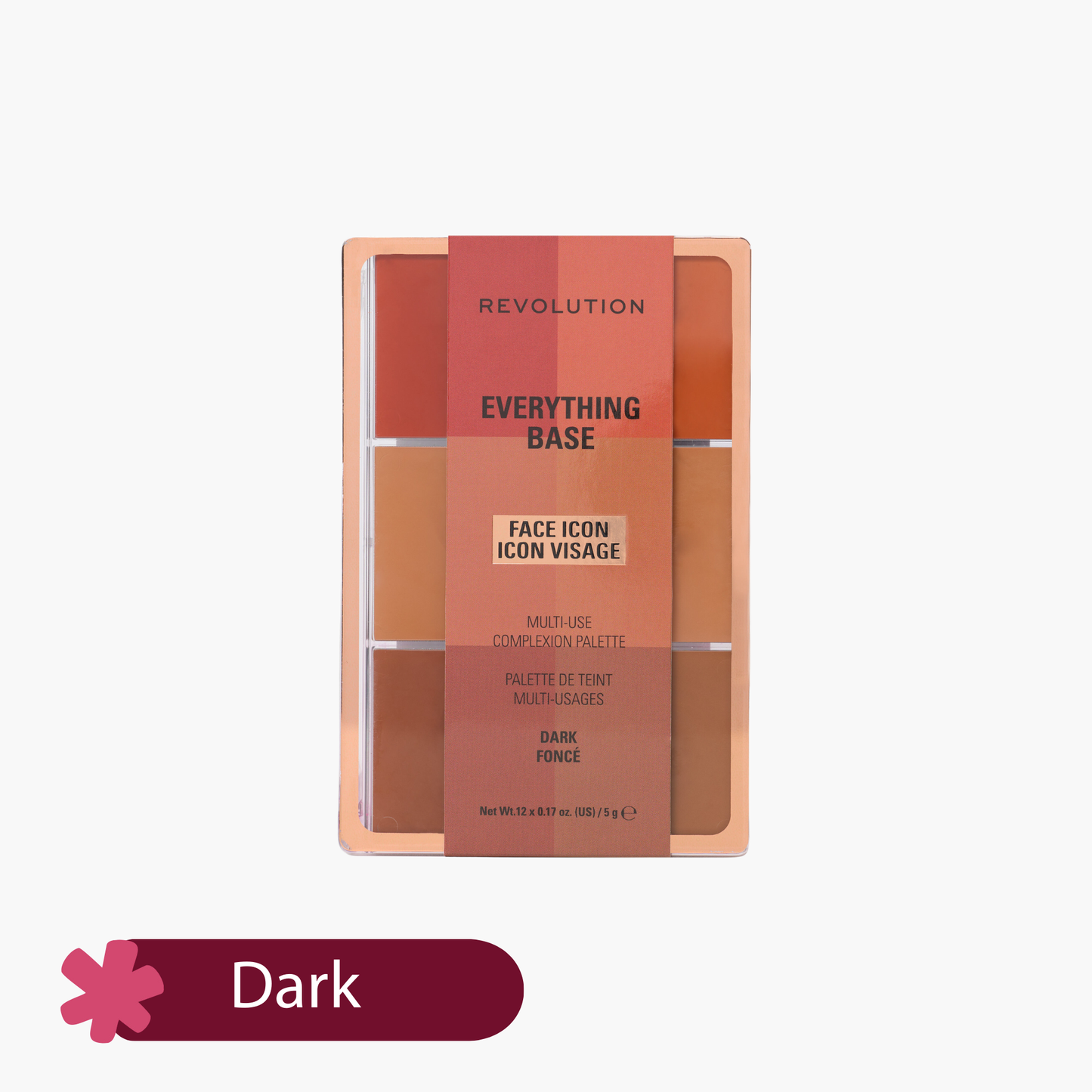 Revolution Everything Base Face Icon Multi Use Complexion Palette 5gm