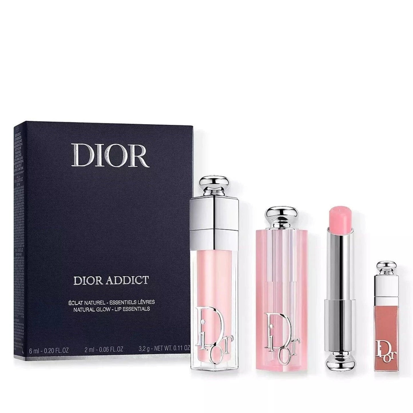 Dior Addict Natural Glow Lip Essentials 3 Piece Set