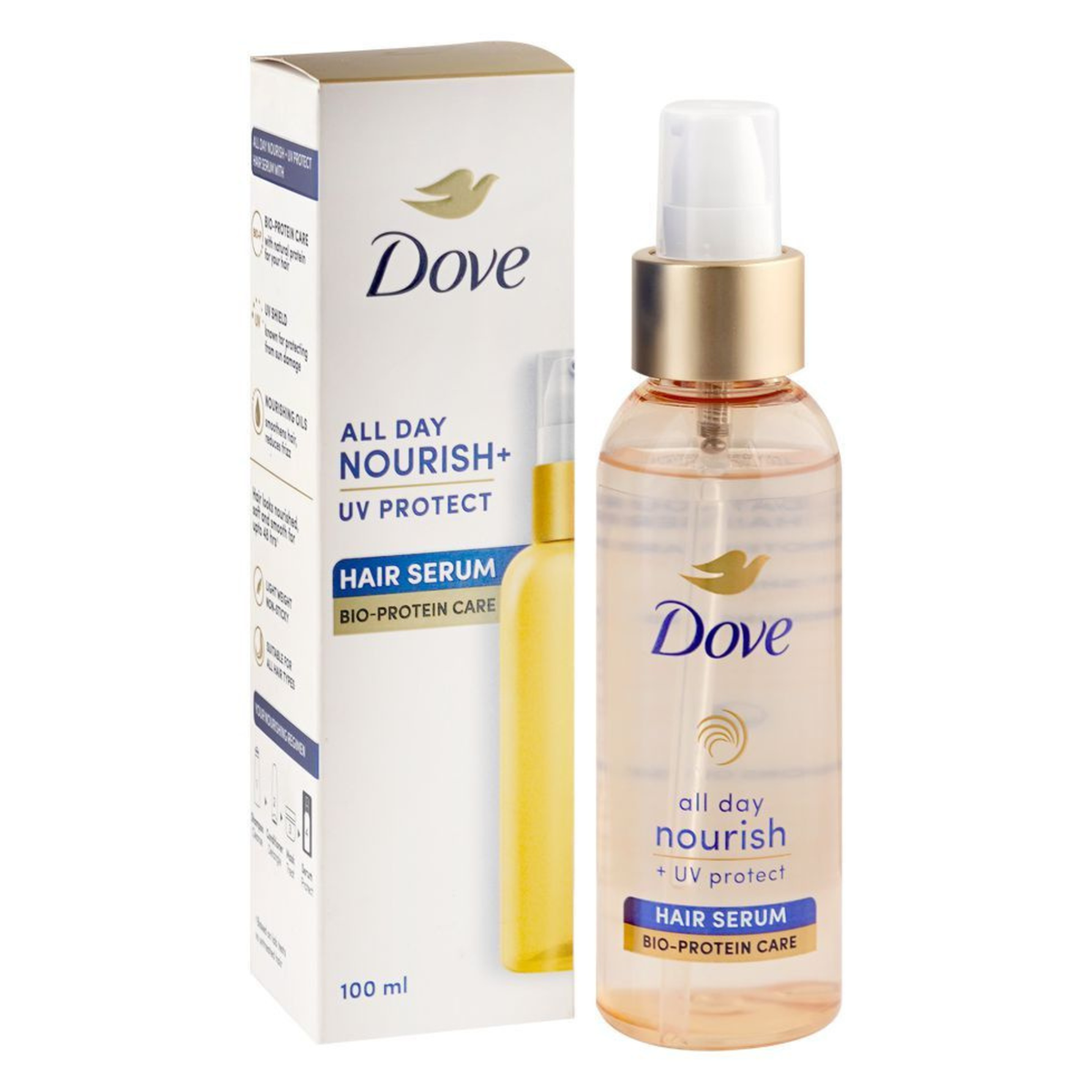 Dove All Day Nourish + UV Protect Bio-Protein Care Hair Serum
