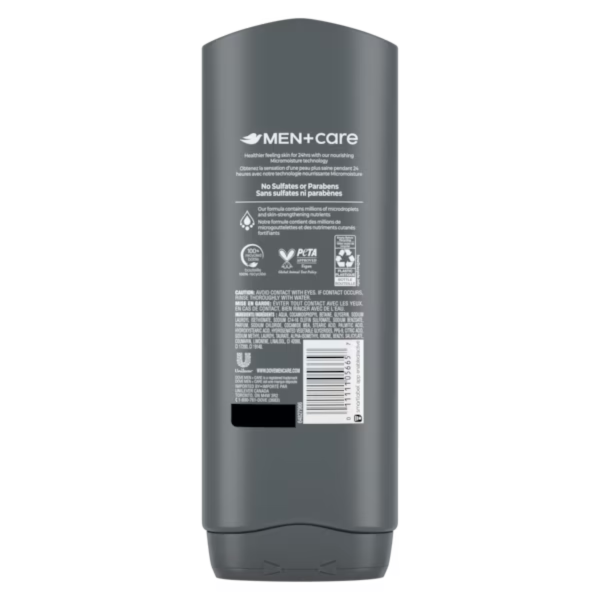Dove Men+Care Clean Hydrating Comfort Body And Face Wash