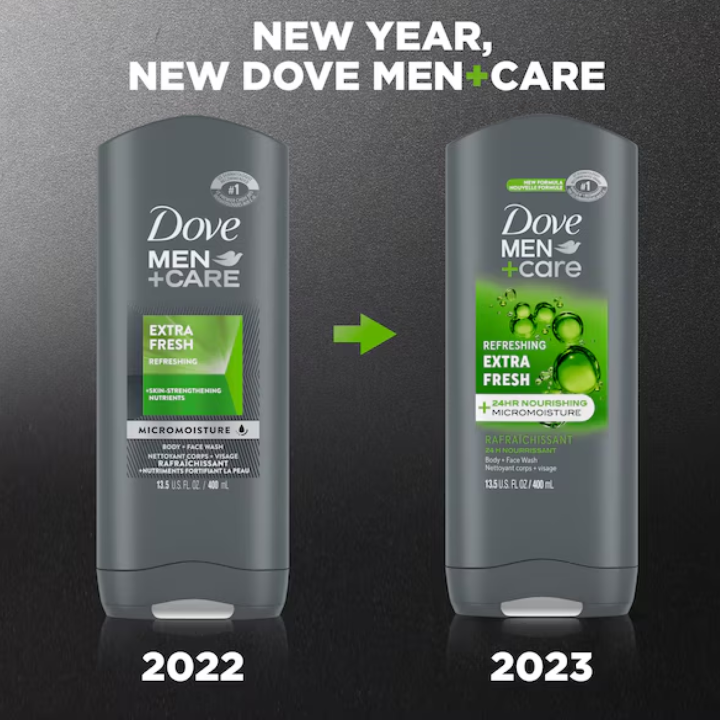 Dove Men+Care  Refreshing Extra Fresh Body And Face Wash
