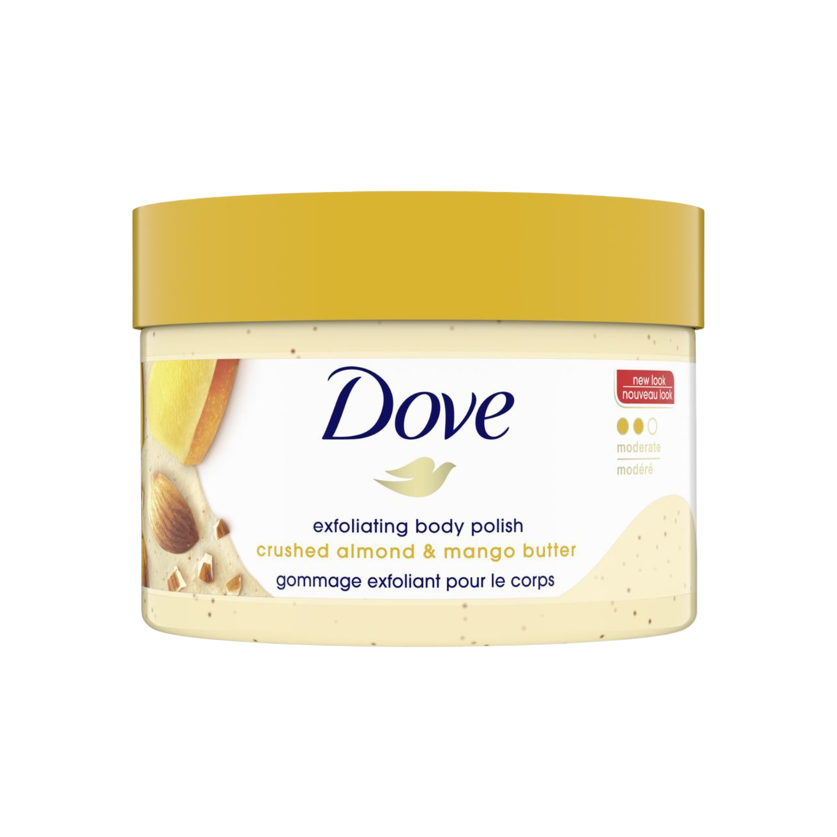 Dove Crushed Almond And & Mango Butter Exfoliating Body Polish Scrub