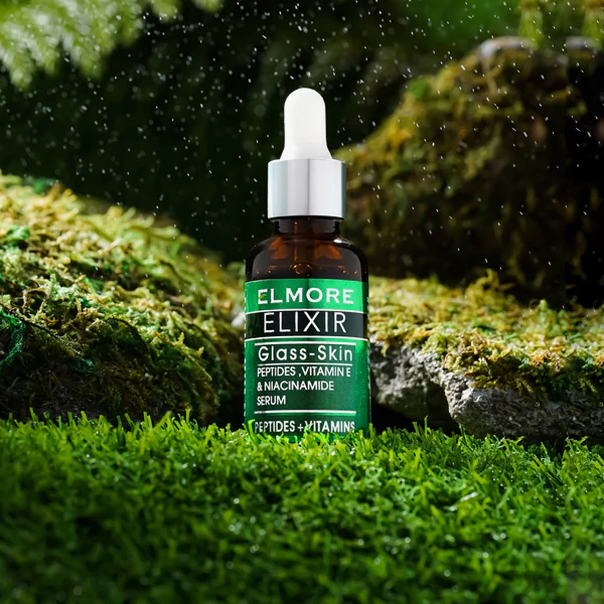 Elmore Elixir Glass-Skin Peptides, Vitamin E & Niacinamide Serum 30ml