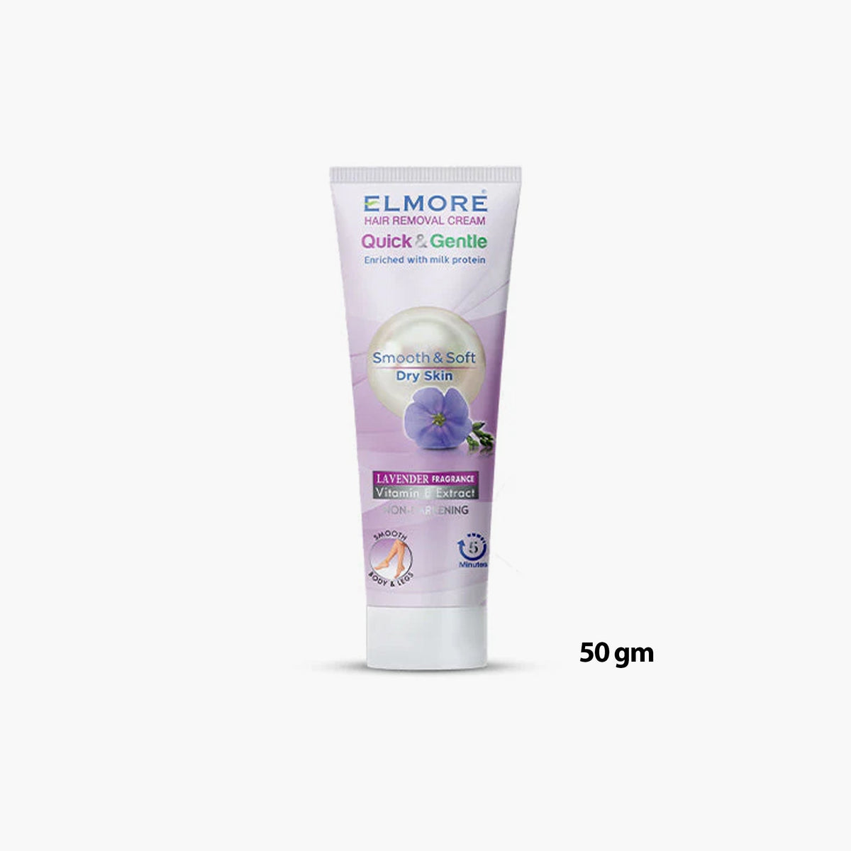 Elmore Hair Removal Cream Lavender Fragrance For Dry Skin