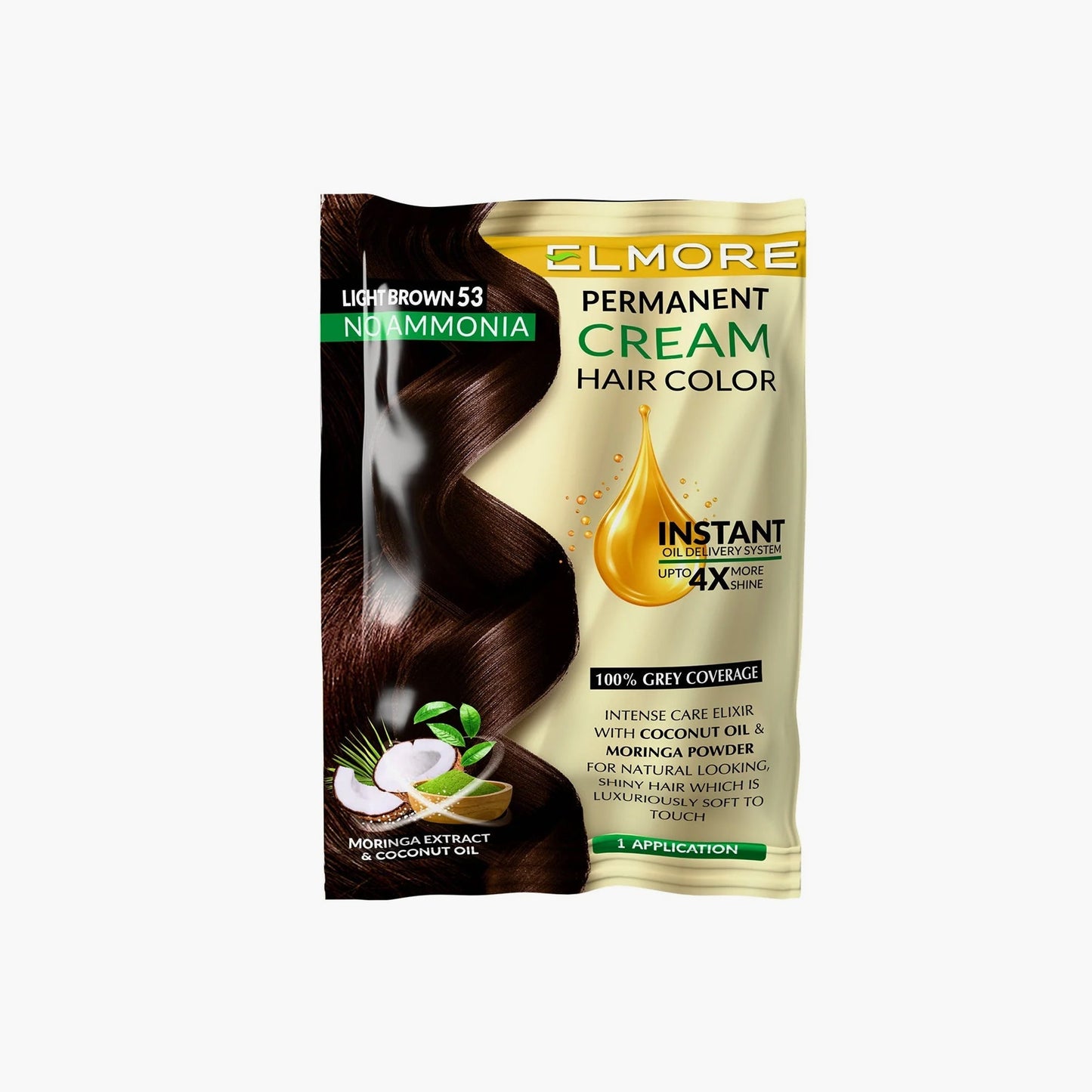 Elmore Permanent Cream Hair Color 1 Application