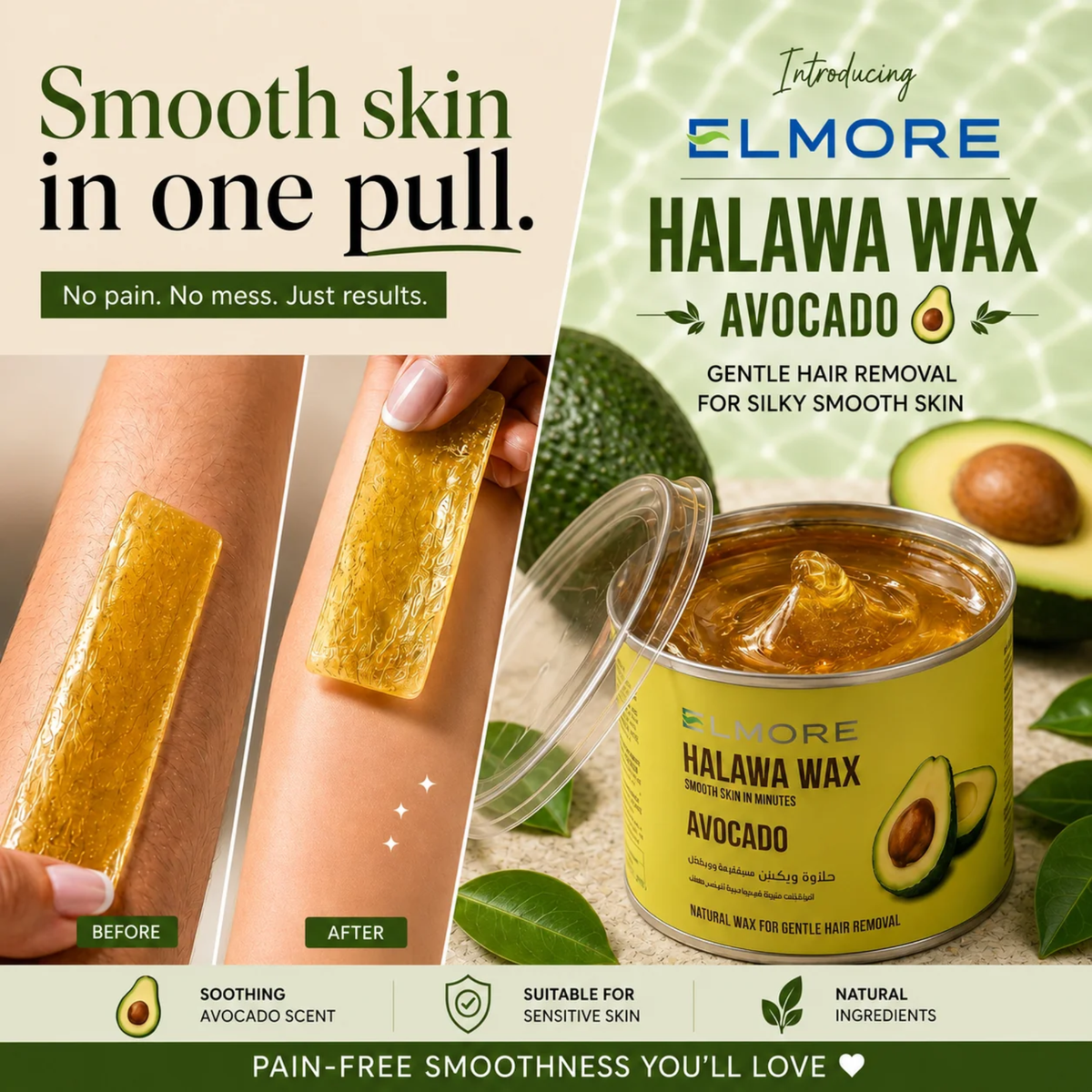 Elmore Halawa Avocado Wax