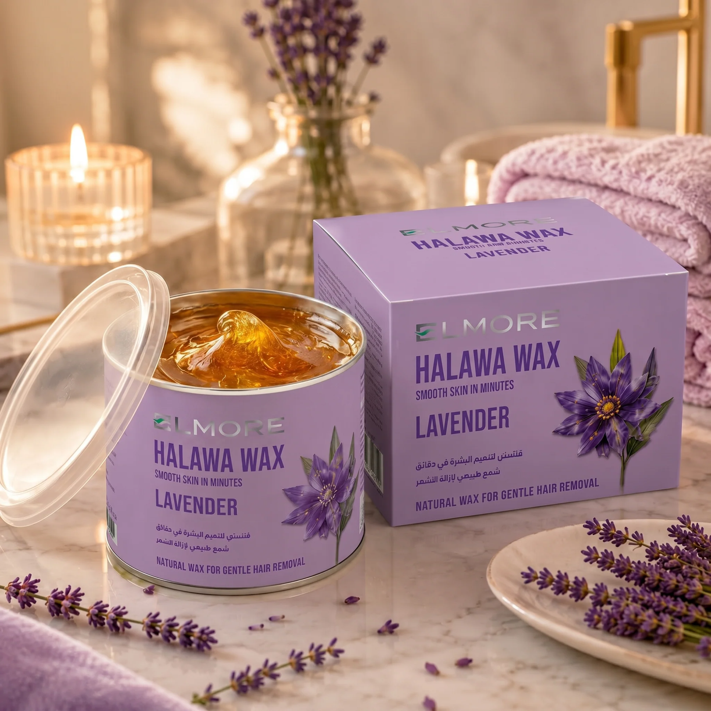 Elmore Halawa Lavender Wax